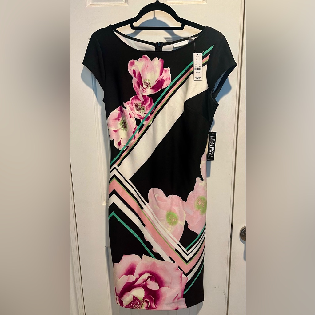 Black And Pink Dress